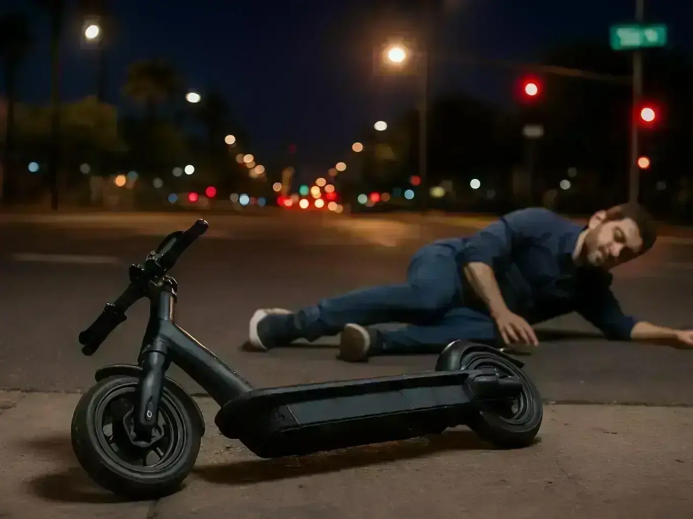 legal consultation for pedestrian hit by an e-scooter near Tempe Beach Park and Town Lake