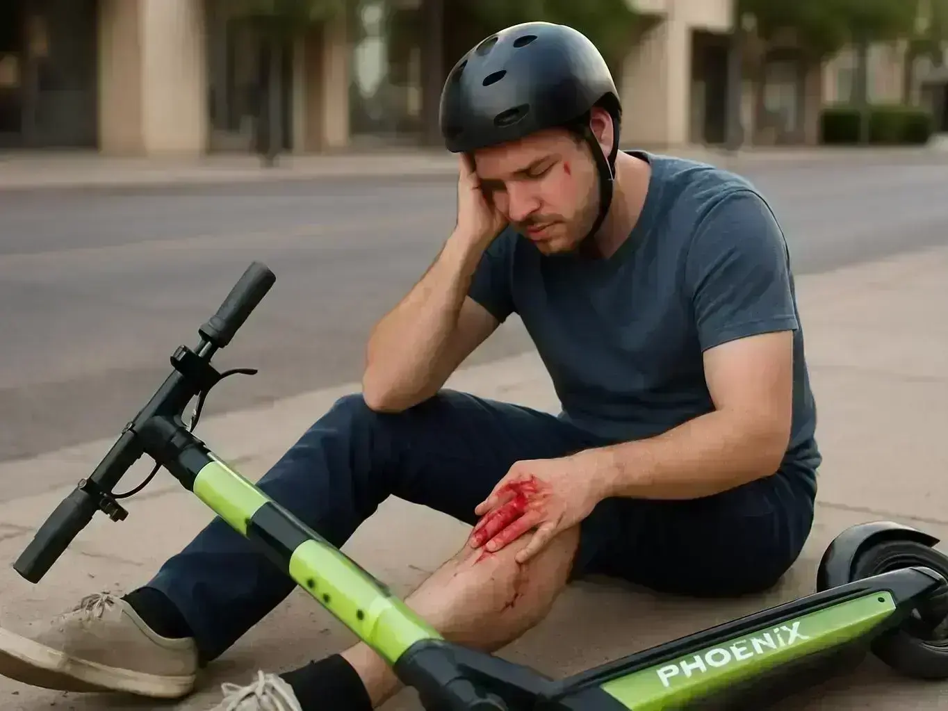 legal help for hit and run e-scooter crash victim in Johnson Ranch San Tan Valley