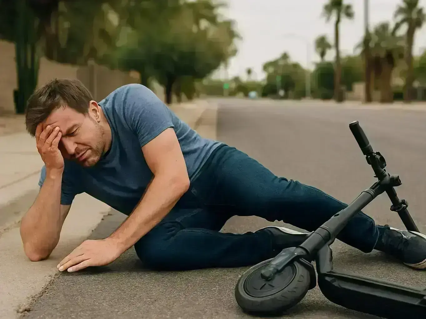 Attorney negotiating with insurance company for e-scooter injury settlement in Gilbert AZ