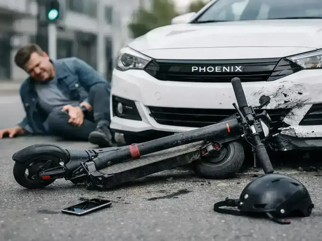 Gilbert Arizona e-scooter accident lawyer consulting client after insurance claim denial