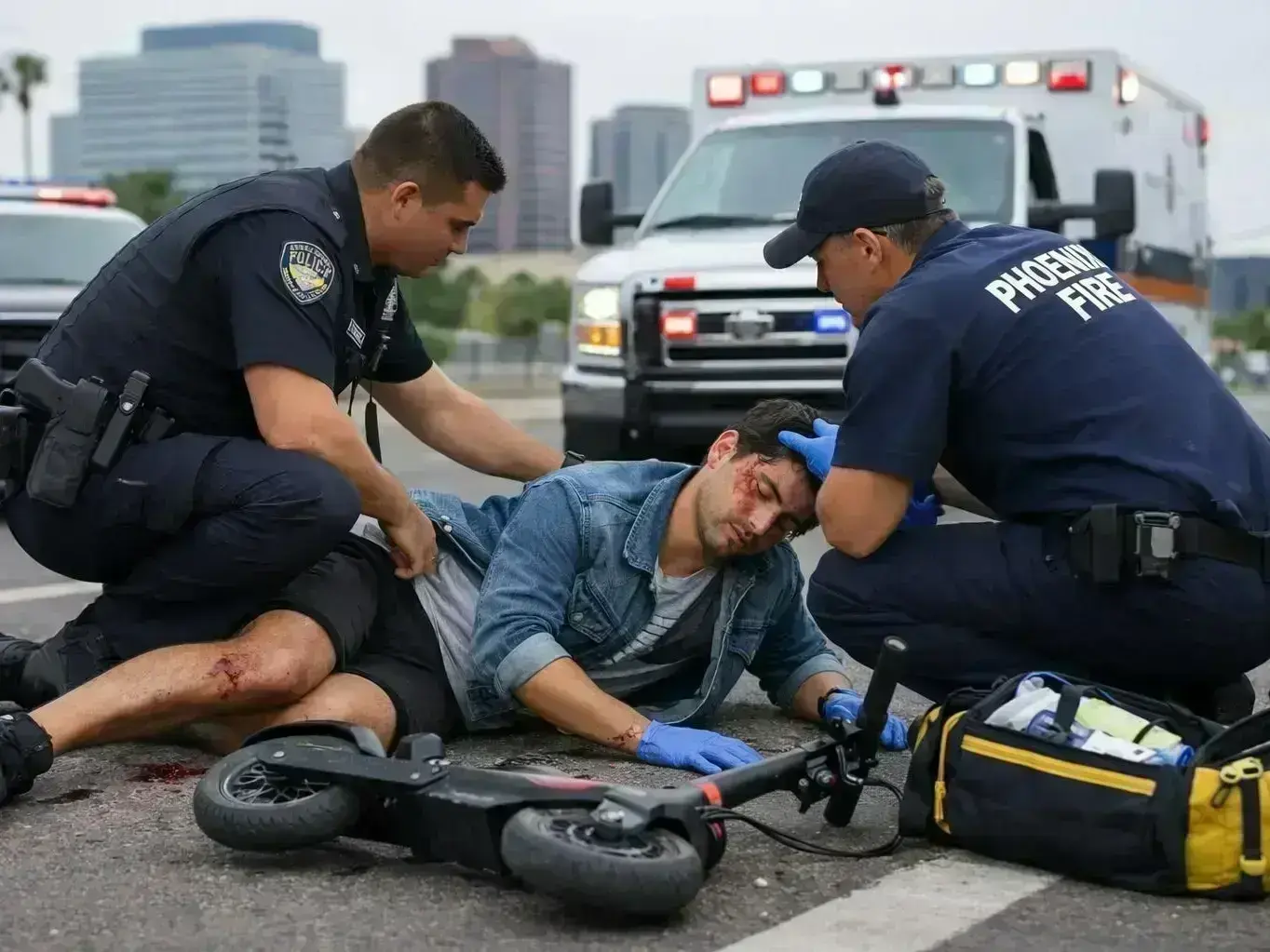 Legal team at Phoenix Accident and Injury Law Firm discussing Mesa lost wages claims